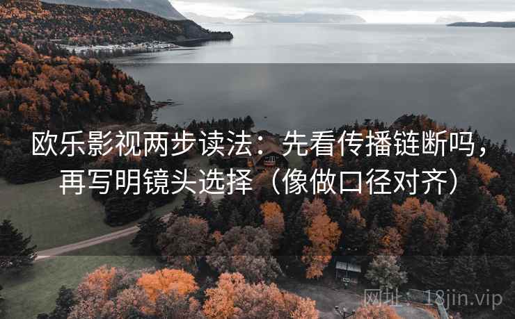 欧乐影视两步读法：先看传播链断吗，再写明镜头选择（像做口径对齐）
